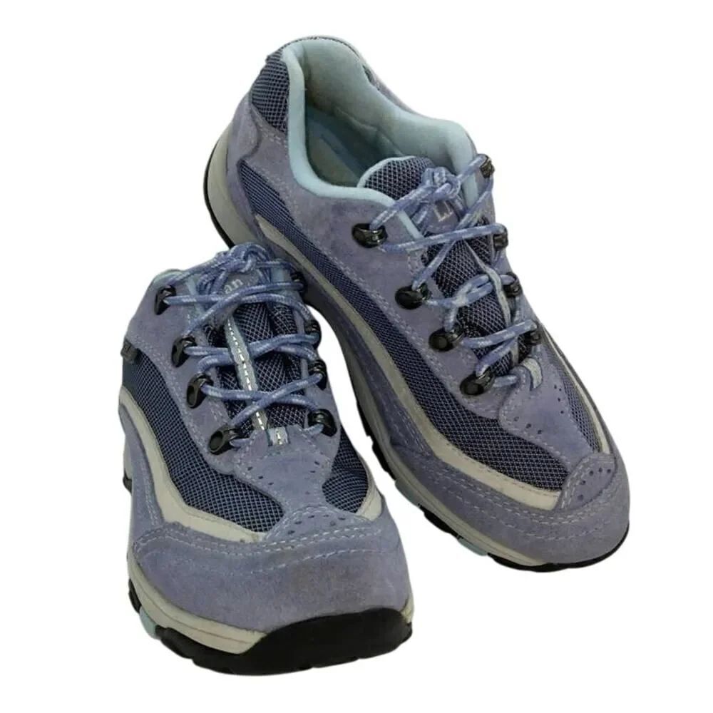 LL Bean TEK 2.5 Women's Pre-owned Lavender Waterproof Hiking Sneakers - sz. 6w
